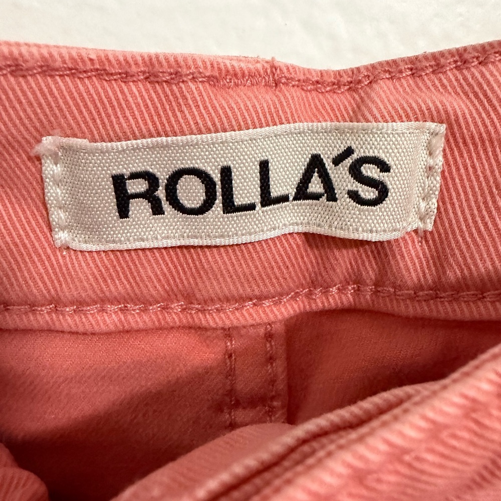 Rolla's Sailor Scoop Ankle Crop Jeans -Rose Size 26 - Picture 5 of 11